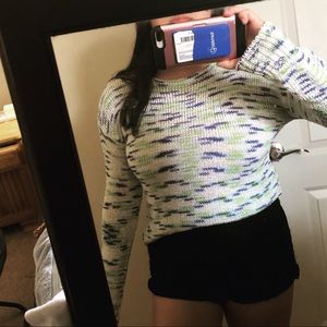 Gianni Bini Girls XL Crop Sweater